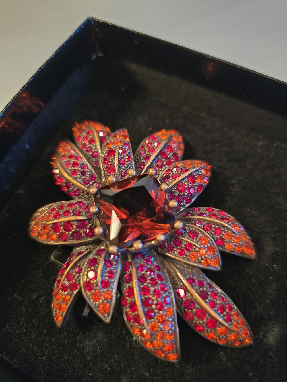 JOAN RIVERS CLASSICS COLLECTION Crystal Floral Brooch - Women's Jewelry - Picture 4 of 11